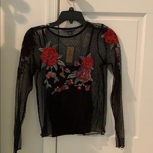 AE Mesh long-sleeve top